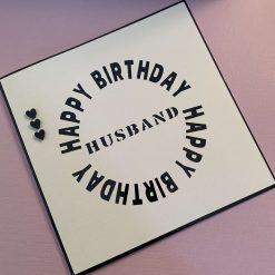 Happy Birthday Husband Card