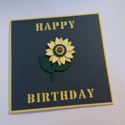 Happy Birthday Sunflower card