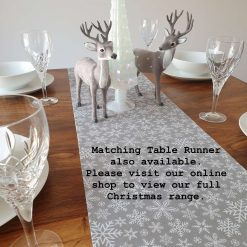 Christmas Bunting, Grey Snowflake Bunting, Christmas Decorations, Festive Bunting 8