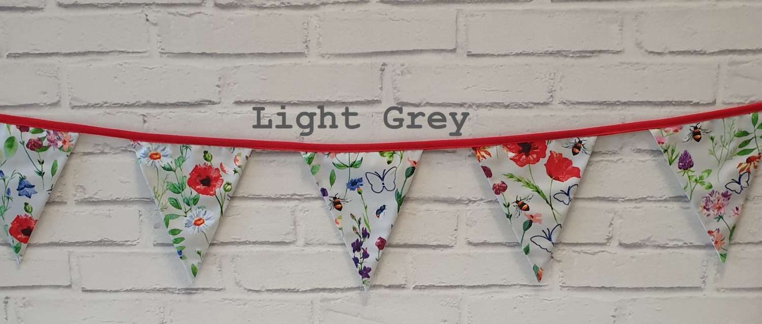 Floral Bunting 100% cotton, Wild Flower & Insects Bunting, Floral Garland, Garden Bunting, Bee Bunting, Fabric Bunting, 10 double sided flags 2.5m Floral Bunting 100% cotton, Wild Flower & Insects Bunting, Floral Garland, Garden Bunting, Bee Bunting, Fabric Bunting, 10 double sided flags 2.5m
