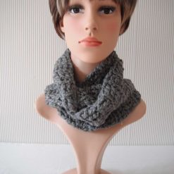 Chunky Crochet Infinity Scarf
