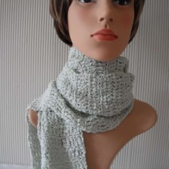 Mint Crochet Scarf 1 Mint Crochet Scarf 1