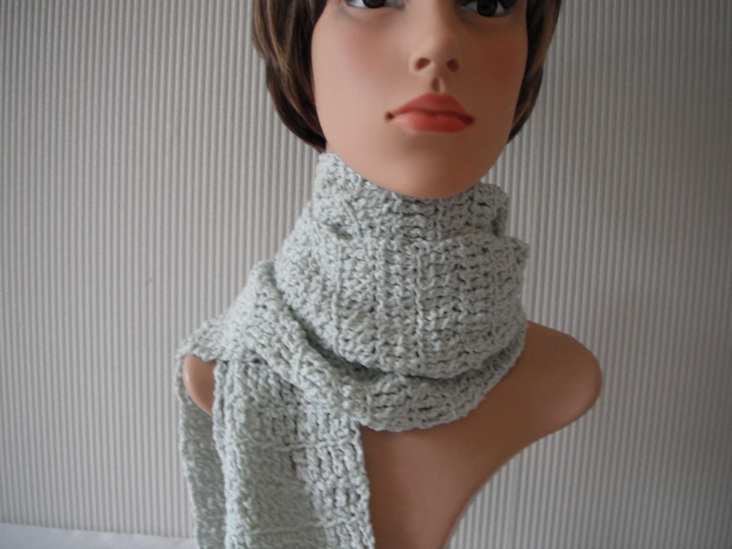 Mint Crochet Scarf Mint Crochet Scarf