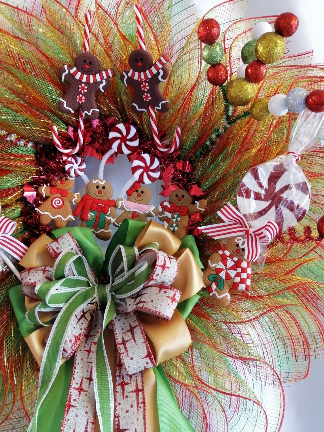 Christmas gingerbread man wreath Christmas gingerbread man wreath