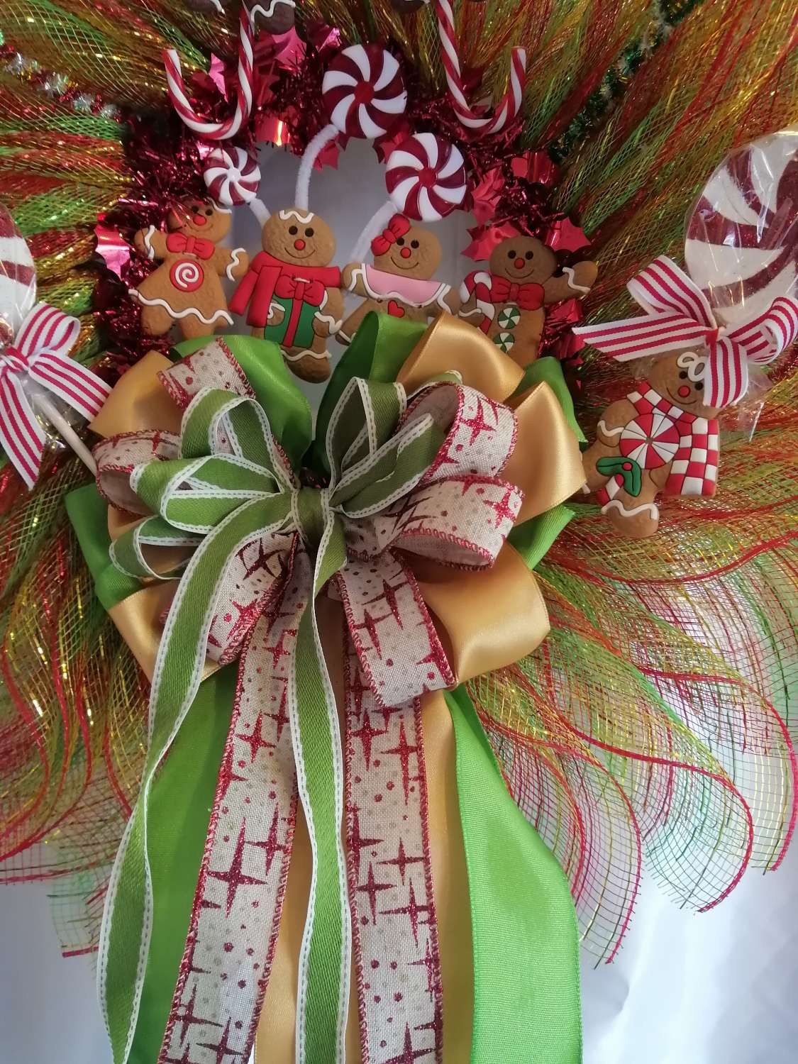 Christmas gingerbread man wreath Christmas gingerbread man wreath