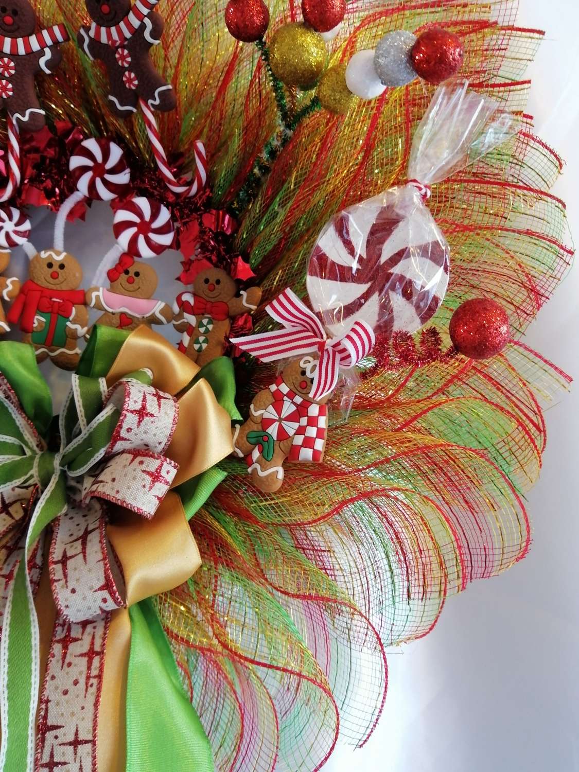 Christmas gingerbread man wreath Christmas gingerbread man wreath
