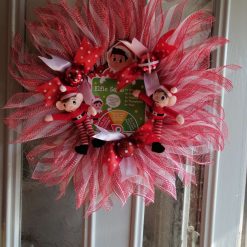 Christmas gingerbread man wreath