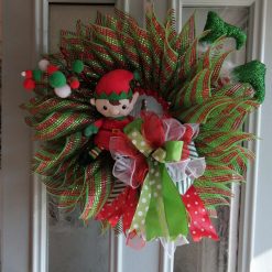 Christmas gingerbread man wreath