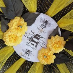 Bumble bee wreath #1 2 Bumble bee wreath #1 2