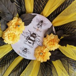 Bumble bee wreath #1 3 Bumble bee wreath #1 3
