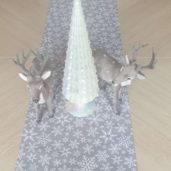 Christmas Table Runner, Christmas Bunting, Grey Snowflake Table Runner, Christmas Table Decoration 11 Christmas Table Runner, Christmas Bunting, Grey Snowflake Table Runner, Christmas Table Decoration 16