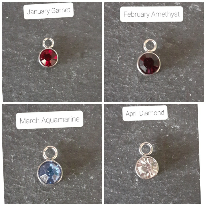 Personalised Birthstone Pendant Necklace Personalised Birthstone Pendant Necklace