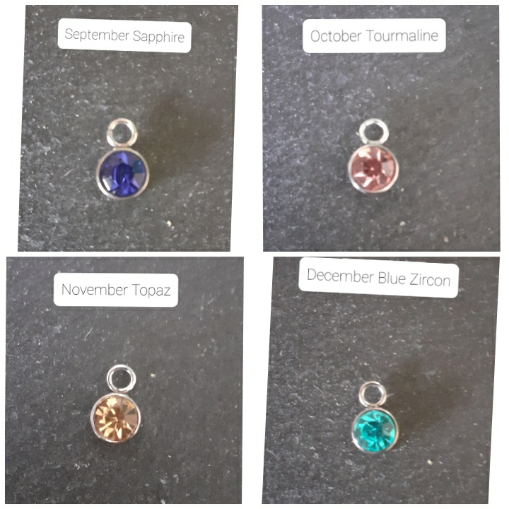 Personalised Birthstone Pendant Necklace Personalised Birthstone Pendant Necklace