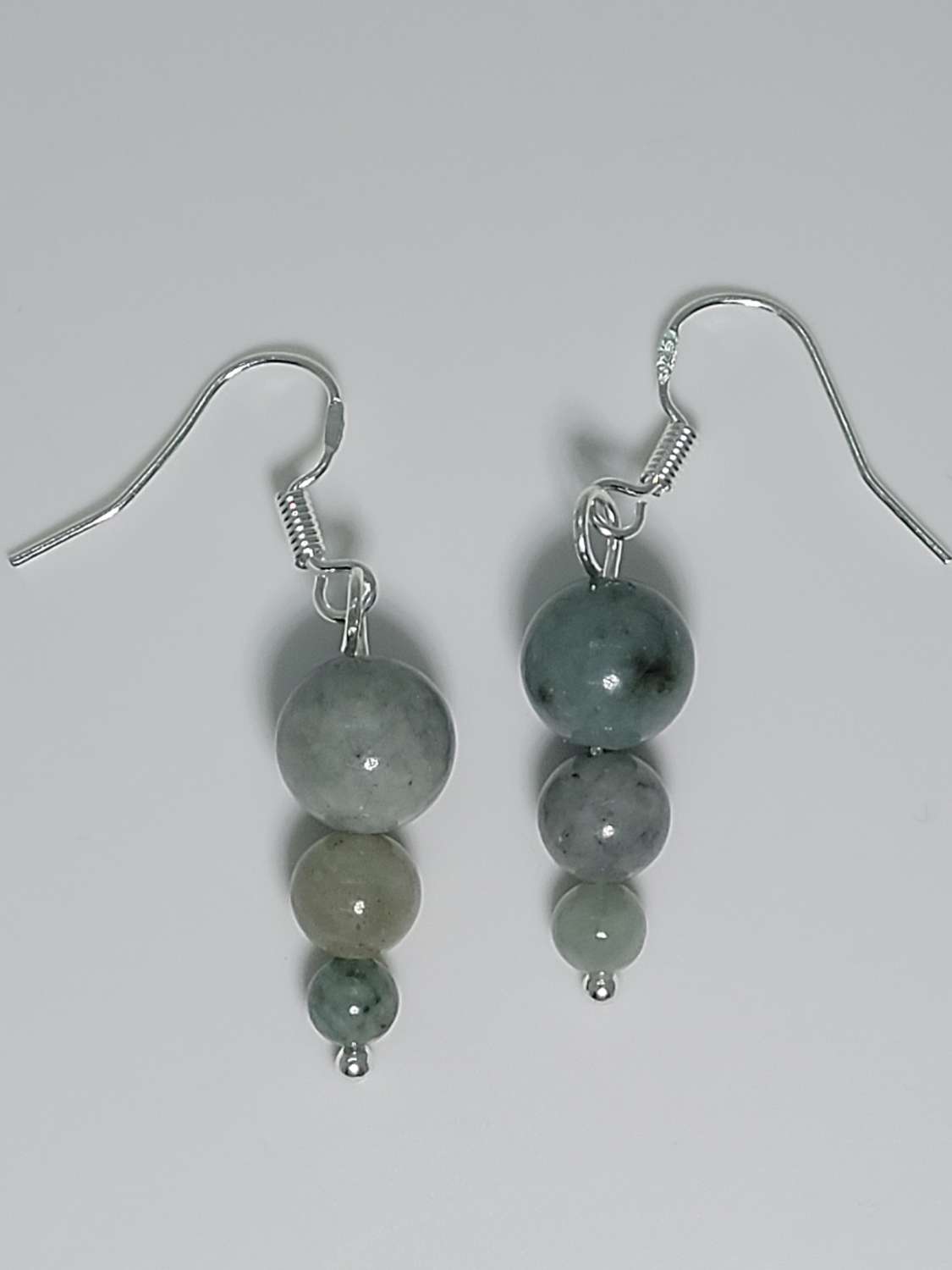 Green Burmese Jade Earrings – Elegant Gold/Sterling Silver Design Green Burmese Jade Earrings – Elegant Gold/Sterling Silver Design