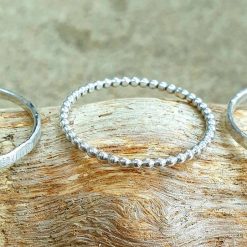 Sterling silver stacking ring set 1 Sterling silver stacking ring set 1