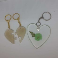 Heart shaped keyrings