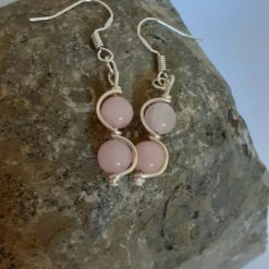 Rose Quartz Wave Jewellery Set 13 Rose Quartz Wave Jewellery Set 13