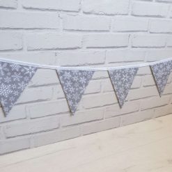 Christmas Bunting, Grey Snowflake Bunting, Double Sided Christmas Bunting, Xmas Garland, Xmas Bunting, Scandi Bunting, Christmas Decorations 5 Christmas Bunting, Grey Snowflake Bunting, Double Sided Christmas Bunting, Xmas Garland, Xmas Bunting, Scandi Bunting, Christmas Decorations 5