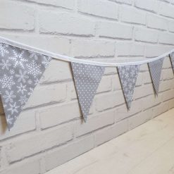 Christmas Bunting, Grey Snowflake & Dot Bunting, Double Sided Christmas Bunting, Xmas Garland, Xmas Bunting, Scandi Bunting, Christmas Decorations 3 Christmas Bunting, Grey Snowflake & Dot Bunting, Double Sided Christmas Bunting, Xmas Garland, Xmas Bunting, Scandi Bunting, Christmas Decorations 3
