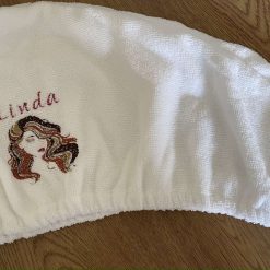 Personalised Embroidered Microfibre Turbie Hair Towels 4 Personalised Embroidered Microfibre Turbie Hair Towels 4