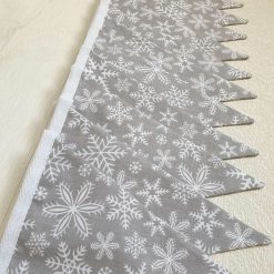 Christmas Bunting, Grey Snowflake Bunting, Double Sided Christmas Bunting, Xmas Garland, Xmas Bunting, Scandi Bunting, Christmas Decorations 6 Christmas Bunting, Grey Snowflake Bunting, Double Sided Christmas Bunting, Xmas Garland, Xmas Bunting, Scandi Bunting, Christmas Decorations 6