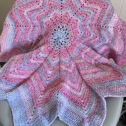Star Shaped Crochet Baby Blanket