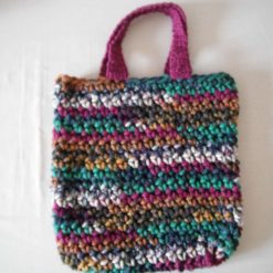 Purple/Green Shopping Bag