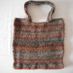 Brown/Burnt Orange Shopping Bag