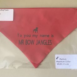 Dog Gift Personalised Dog Bandanna with name quote of your choice 4 Dog Gift Personalised Dog Bandanna with name quote of your choice 4