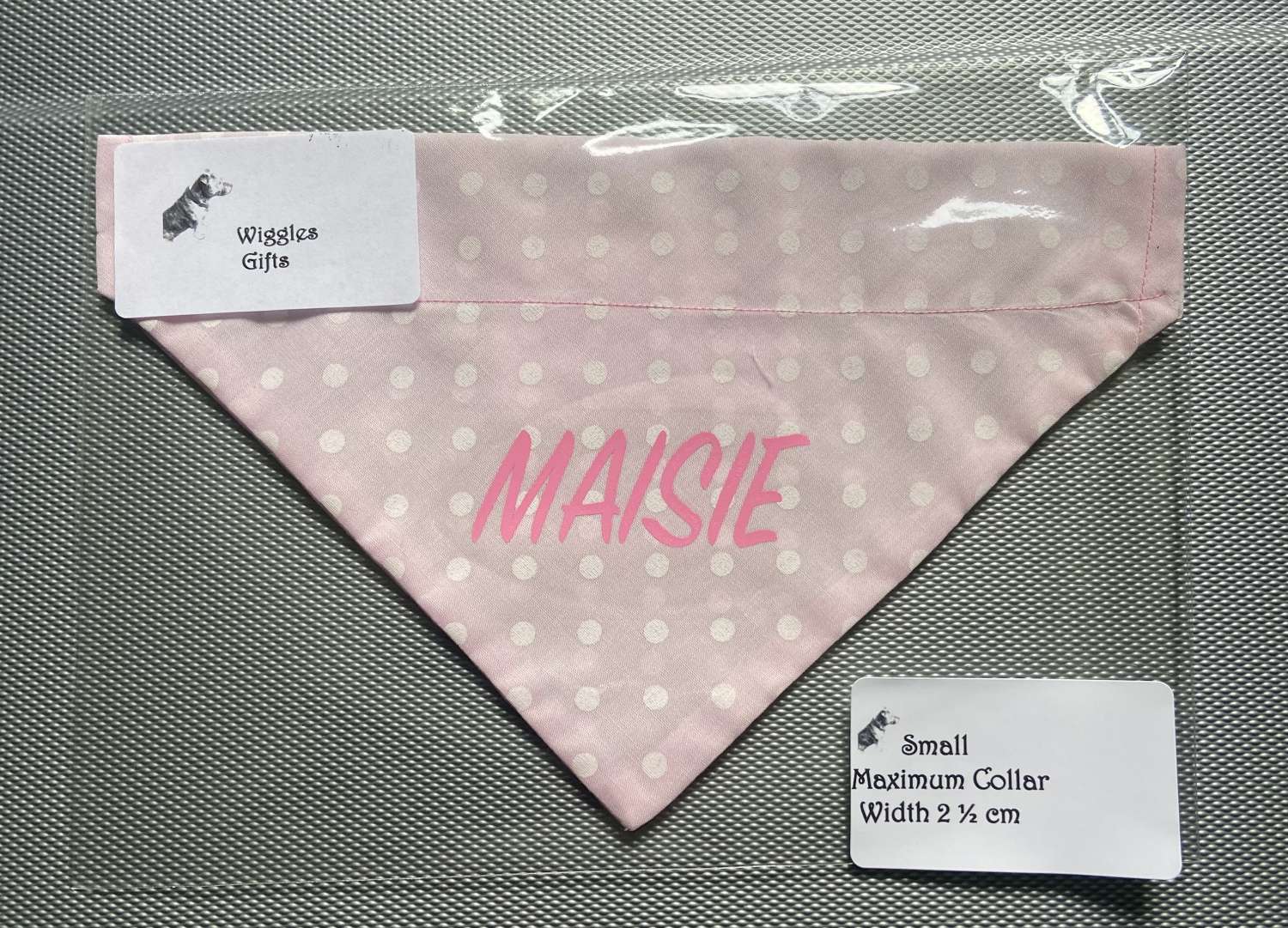 Dog Gift Personalised Dog Bandanna with name quote of your choice Dog Gift Personalised Dog Bandanna with name quote of your choice