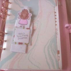 Fairy front and back christmas gift tag