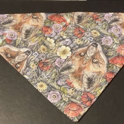 Dog Gift Fox Woodland Handmade Medium Dog Bandanna -LAST ONE!