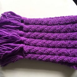 Chunky knit scarf