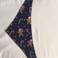 xmas dog bandana with press stud fastening