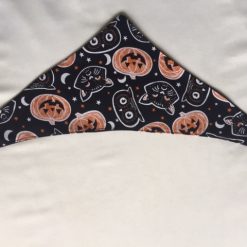Halloween dog bandanas with press stud fastening
