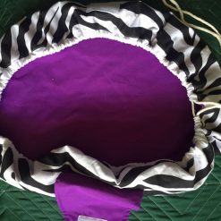 Drawstring makeup bag