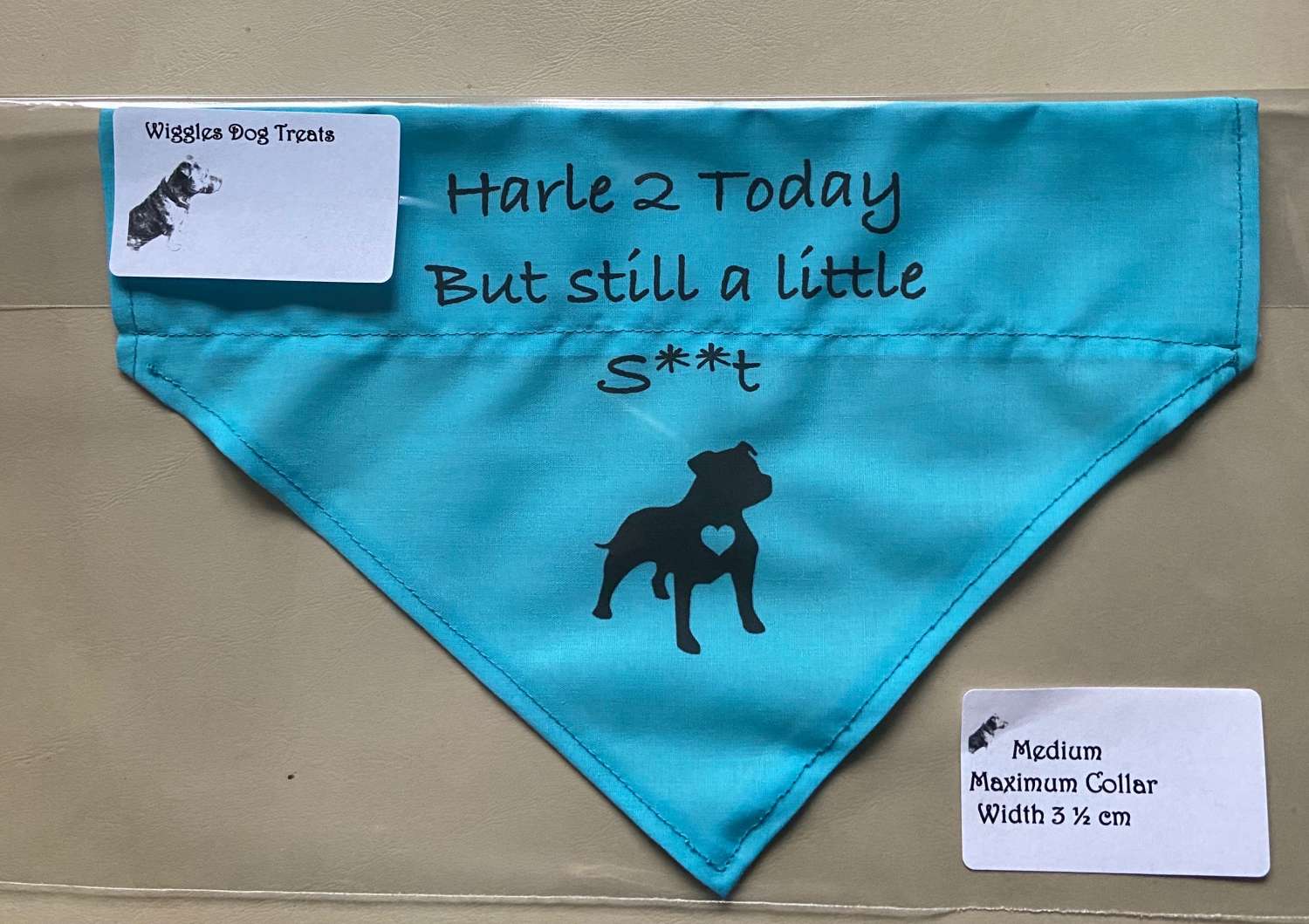 Dog Gift Personalised Dog Bandanna with name quote of your choice Dog Gift Personalised Dog Bandanna with name quote of your choice