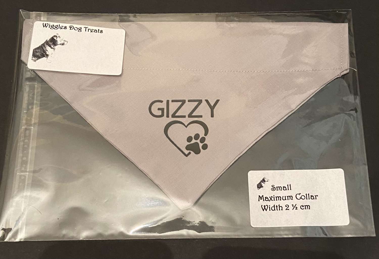 Dog Gift Personalised Dog Bandanna with name quote of your choice Dog Gift Personalised Dog Bandanna with name quote of your choice