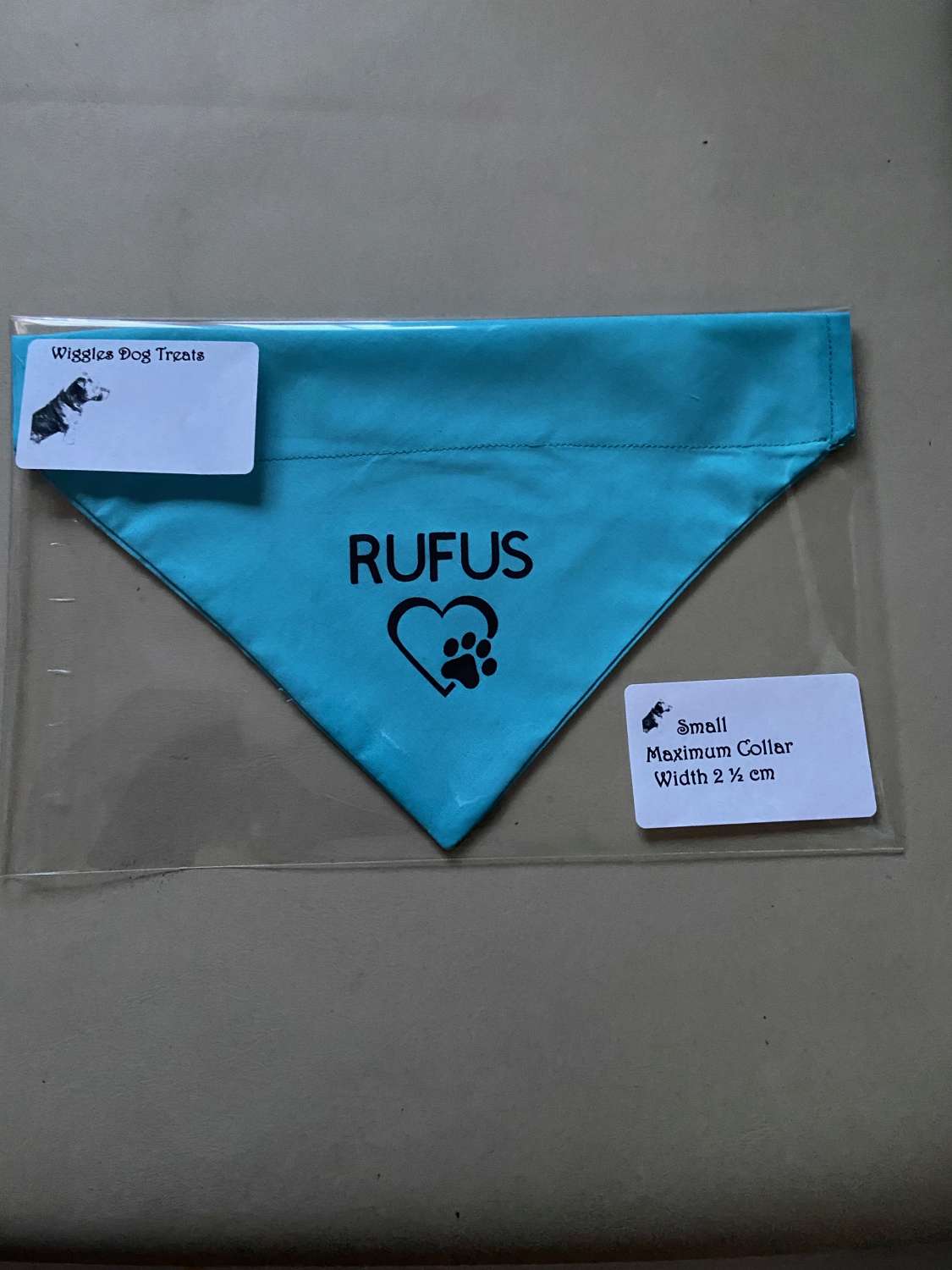 Dog Gift Personalised Dog Bandanna with name quote of your choice Dog Gift Personalised Dog Bandanna with name quote of your choice