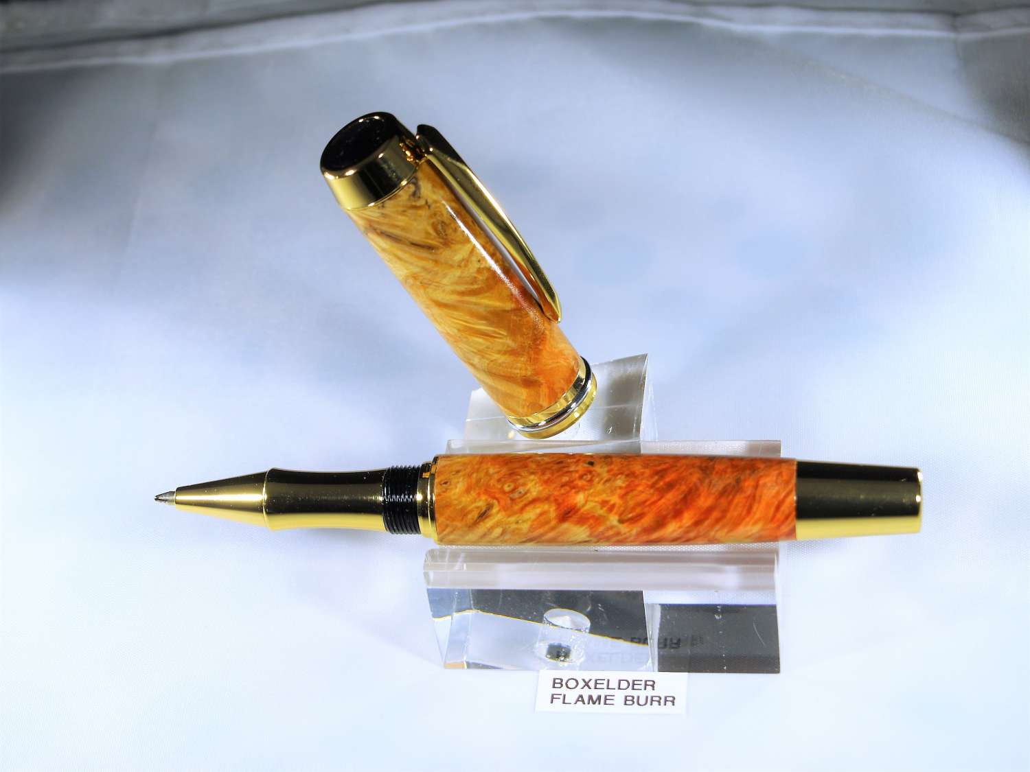 CHAIRMAN ROLLERBALL PEN in FLAME BOXELDER CHAIRMAN ROLLERBALL PEN in FLAME BOXELDER