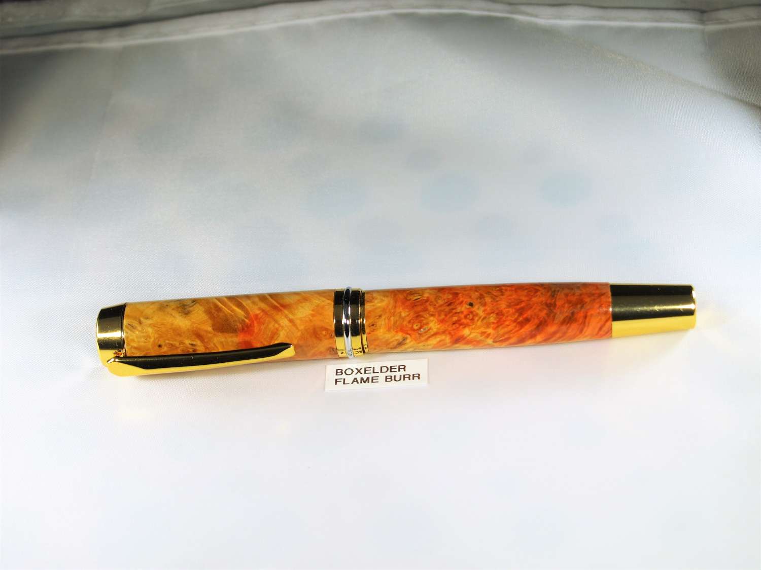 CHAIRMAN ROLLERBALL PEN in FLAME BOXELDER CHAIRMAN ROLLERBALL PEN in FLAME BOXELDER