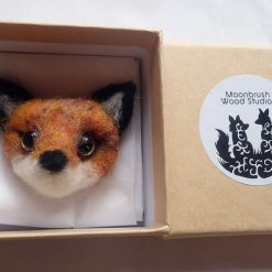Needle Felt Fox Brooch , Animal Brooch, Handmade Brooch, Needle Felted Animal, Wool Sculpture, Fibre Art, Sculpture, Gift, Woodland Creature, Wildlife 2 Needle Felt Fox Brooch , Animal Brooch, Handmade Brooch, Needle Felted Animal, Wool Sculpture, Fibre Art, Sculpture, Gift, Woodland Creature, Wildlife 6