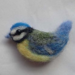Needle Felt Blue Tit Brooch , Animal Brooch, Handmade Brooch, Needle Felted Animal, Wool Sculpture, Fibre Art, Sculpture, Gift, Woodland Creature, Wildlife. Bird 1 Needle Felt Blue Tit Brooch , Animal Brooch, Handmade Brooch, Needle Felted Animal, Wool Sculpture, Fibre Art, Sculpture, Gift, Woodland Creature, Wildlife. Bird 5