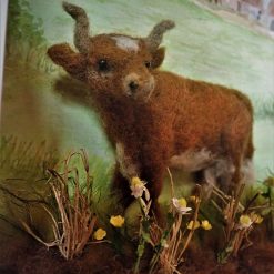 Needle Felt Cow , Cow Diorama, Cow Art, Miniature Scene, Watercolour painting, Needle Felted Animal, Wool Sculpture, Fibre Art, Sculpture, Gift, Livestock , Cattle, Bull 3 Needle Felt Cow , Cow Diorama, Cow Art, Miniature Scene, Watercolour painting, Needle Felted Animal, Wool Sculpture, Fibre Art, Sculpture, Gift, Livestock , Cattle, Bull 7