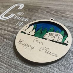 3D Wooden bauble/plaque