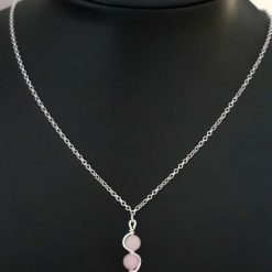 Rose Quartz Wave Jewellery Set 1 Rose Quartz Wave Jewellery Set 1