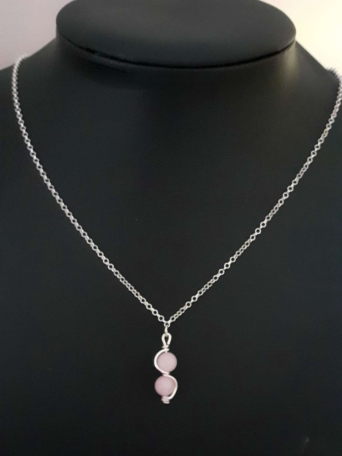Rose Quartz Wave Jewellery Set Rose Quartz Wave Jewellery Set