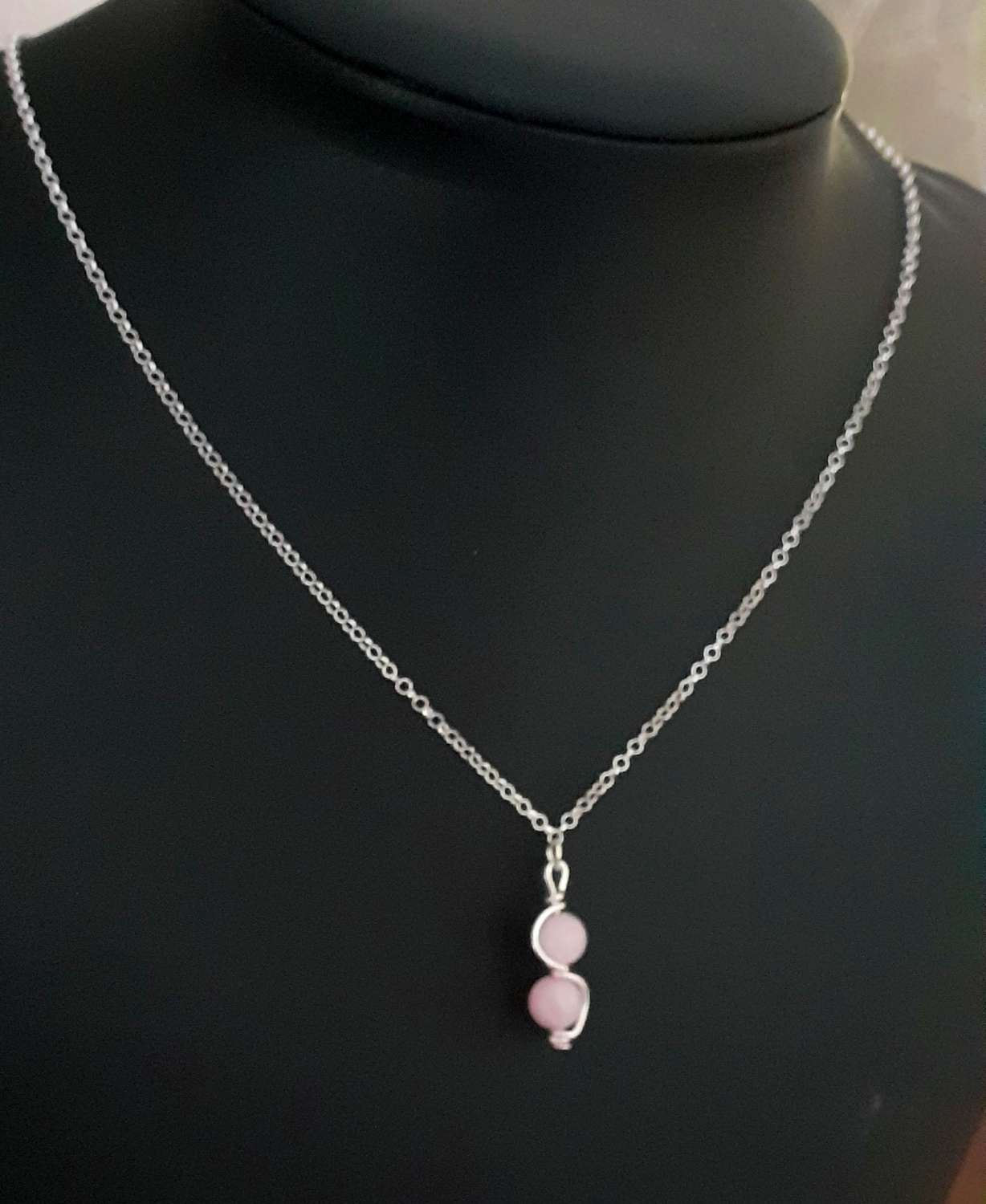 Rose Quartz Wave Jewellery Set Rose Quartz Wave Jewellery Set