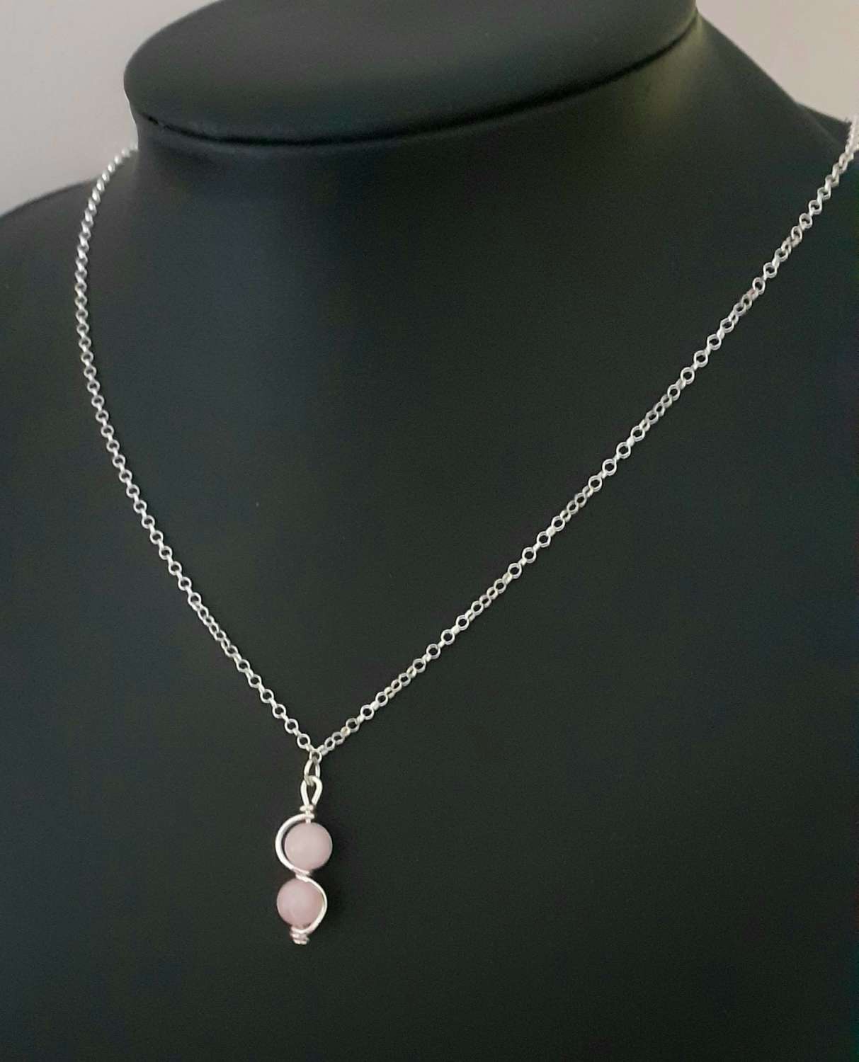 Rose Quartz Wave Jewellery Set Rose Quartz Wave Jewellery Set
