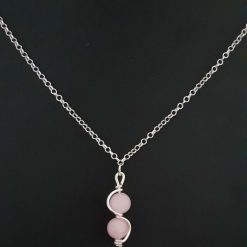 Rose Quartz Wave Jewellery Set 4 Rose Quartz Wave Jewellery Set 4